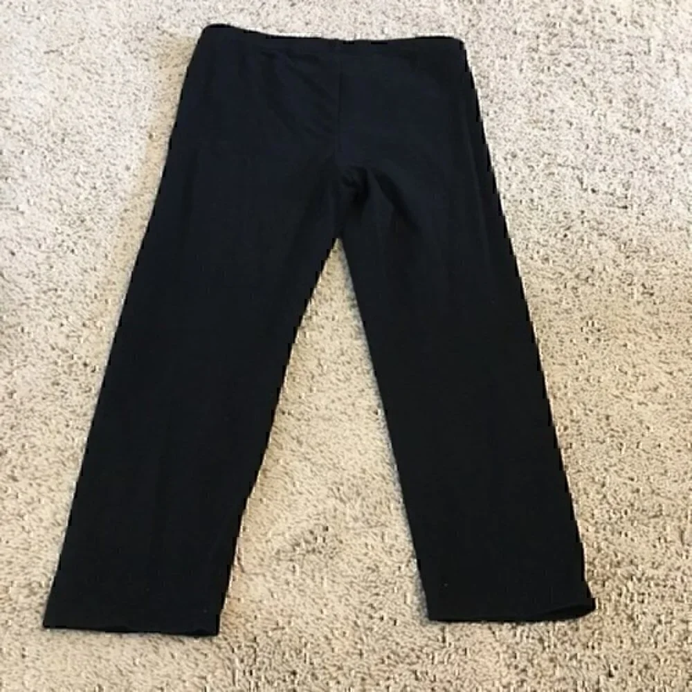 Old Navy Girls size large 10/12  black capris leggings